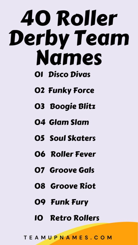 Roller Derby Team Names