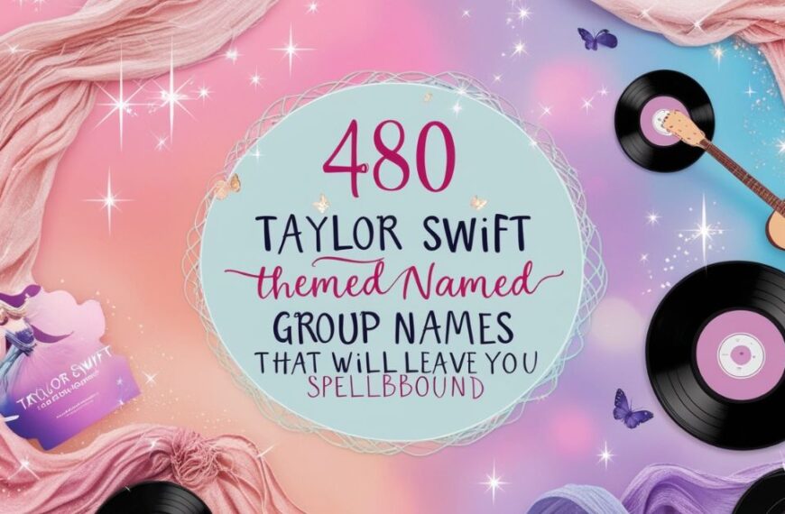 Taylor Swift Inspired Team Names