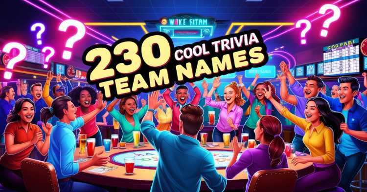 Trivia Team Names